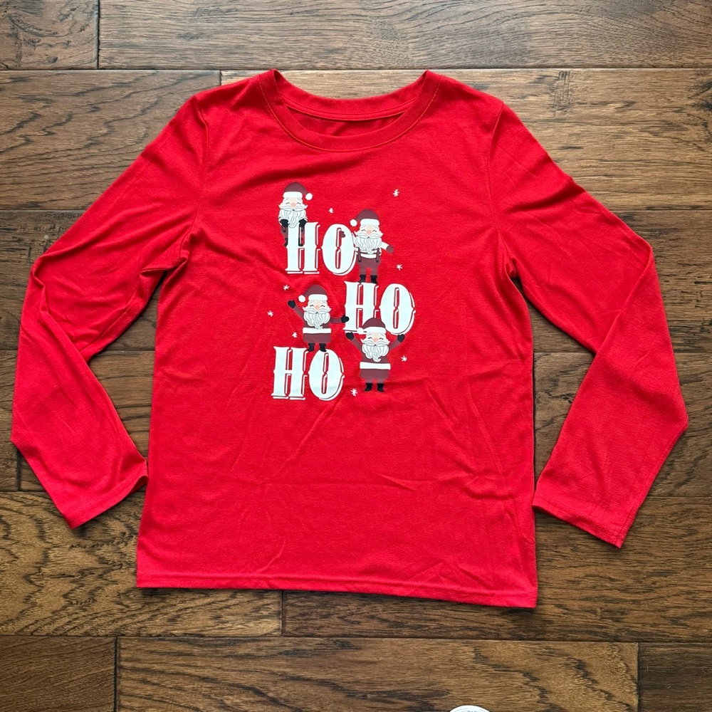 Jammies for your Families Girl's Size XL (14-16) Red Long Sleeve Pajama T-Shirt